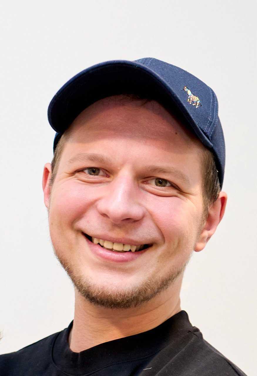 Sergei Rybalkin's face.